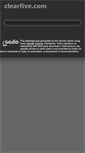 Mobile Screenshot of clearfive.com